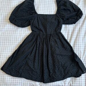 A New Day Black Cutout Dress
